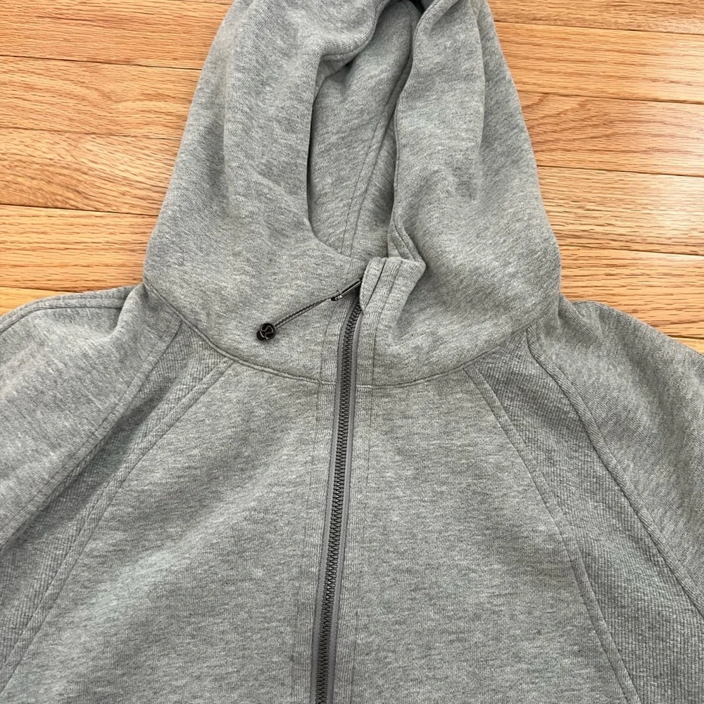 Lululemon Scuba Oversized Half Zip - Heathered Core Medium Gray - Picture 2 of 4